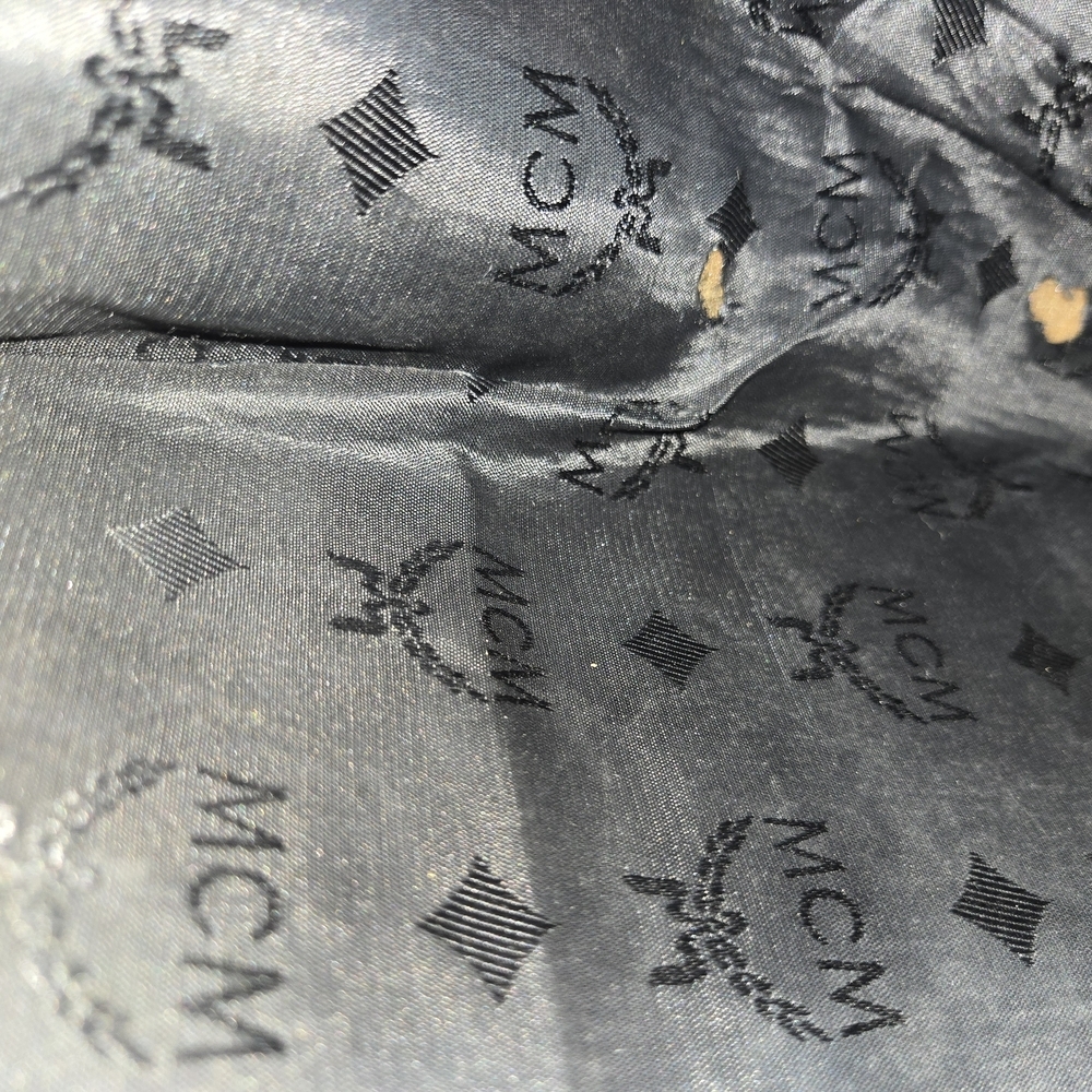 MCM Black Leather Backpack - Project Bag - Picture 14 of 14